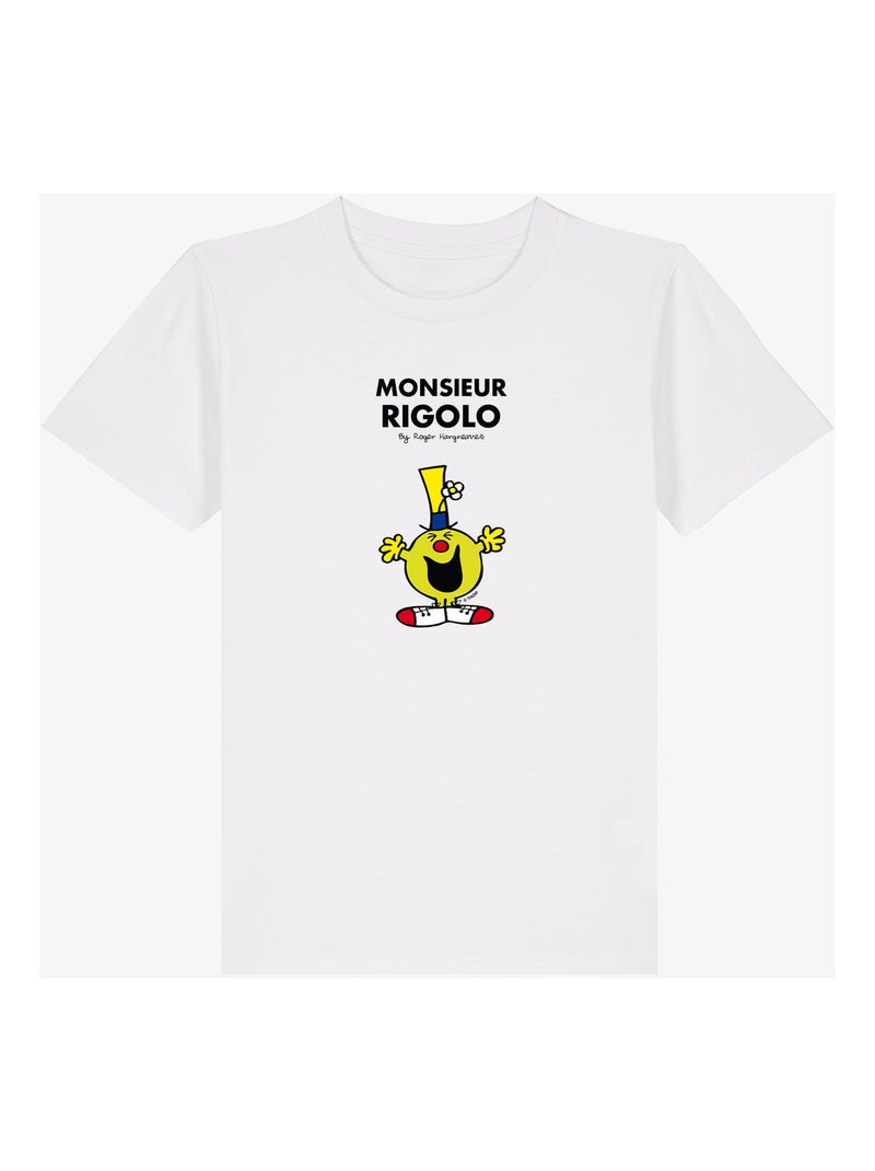 Tshirt Enfant MONSIEUR RIGOLO Blanc - Kiabi