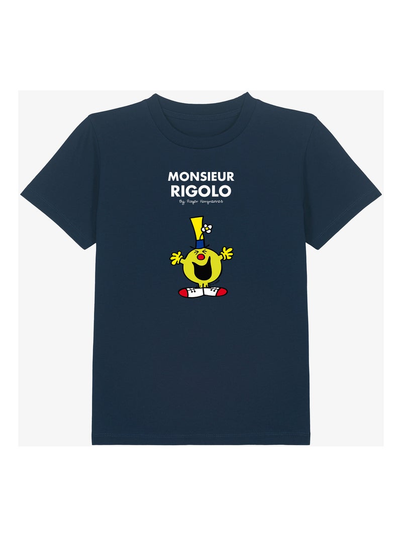 Tshirt Enfant MONSIEUR RIGOLO Bleu marine - Kiabi