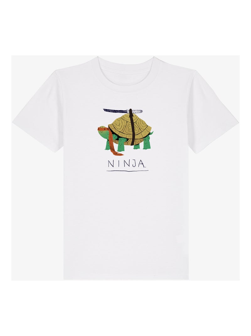 Tshirt Enfant NINJA TURTLE Blanc - Kiabi