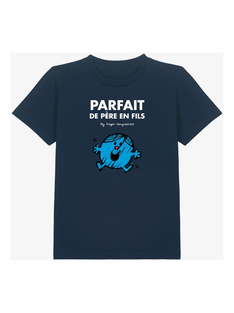 Tshirt Enfant PARFAIT DE PÈRE EN FILS Bleu marine - Kiabi