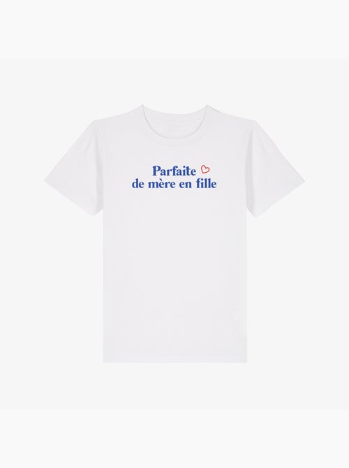 Tshirt Enfant PARFAITE DE MÈRE EN FILLE WAF - Kiabi Tshirt Enfant PARFAITE DE MÈRE EN FILLE WAF - Kiabi