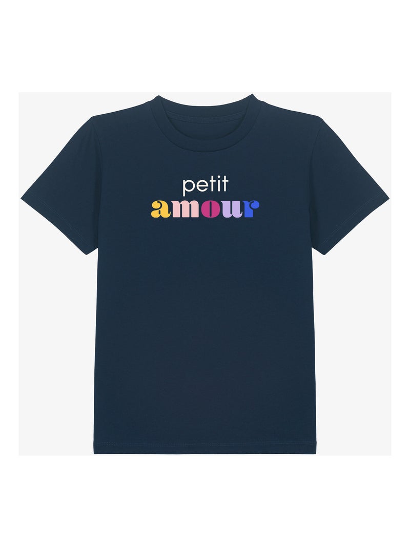 Tshirt Enfant PETIT AMOUR WAF Bleu marine - Kiabi