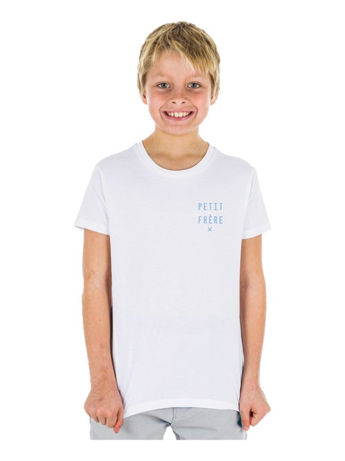 Tshirt Enfant PETIT FRÈRE X CŒUR WAF - Kiabi