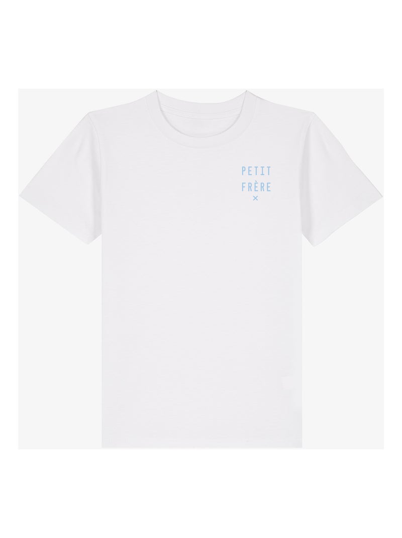 Tshirt Enfant PETIT FRÈRE X CŒUR WAF Blanc - Kiabi