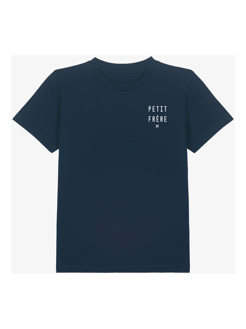 Tshirt Enfant PETIT FRÈRE X CŒUR WAF Bleu marine - Kiabi