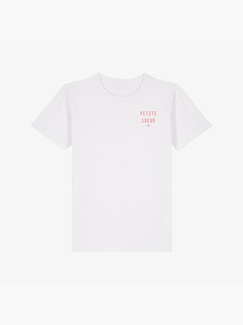Tshirt Enfant PETITE SŒUR X CŒUR WAF - Kiabi Tshirt Enfant PETITE SŒUR X CŒUR WAF - Kiabi