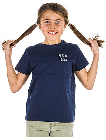 Tshirt Enfant PETITE SŒUR X CŒUR WAF