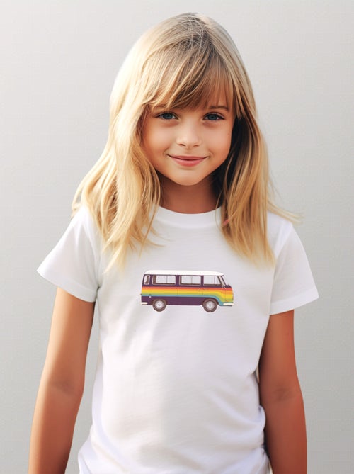 Tshirt Enfant RAINBOW VAN - Kiabi Tshirt Enfant RAINBOW VAN - Kiabi
