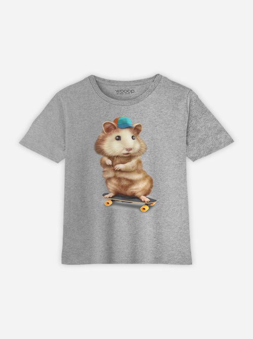 Tshirt Enfant SKATEBOARD HAMSTER - Kiabi Tshirt Enfant SKATEBOARD HAMSTER - Kiabi