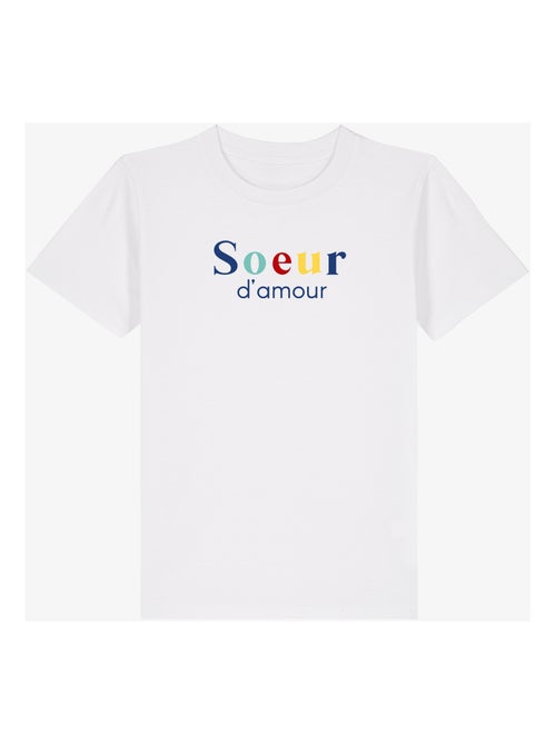 Tshirt Enfant SŒUR D'AMOUR - Kiabi Tshirt Enfant SŒUR D'AMOUR - Kiabi