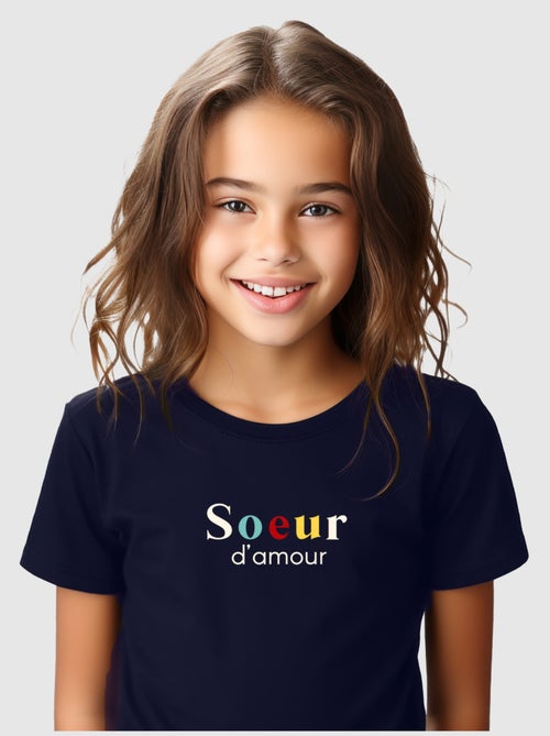 Tshirt Enfant SŒUR D'AMOUR - Kiabi Tshirt Enfant SŒUR D'AMOUR - Kiabi