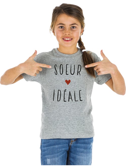 Tshirt Enfant SŒUR IDEALE - Kiabi Tshirt Enfant SŒUR IDEALE - Kiabi