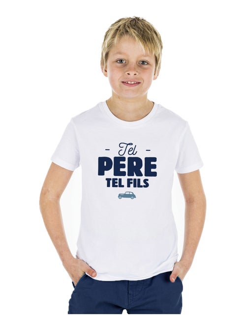 Tshirt Enfant TEL PÈRE TEL FILS - Kiabi