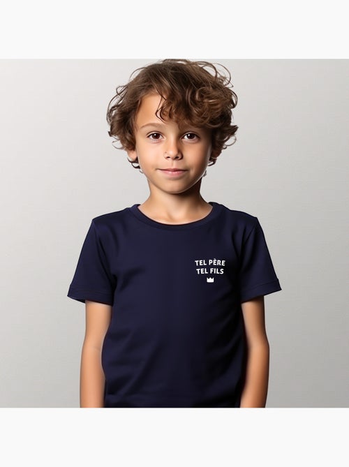 Tshirt Enfant TEL PÈRE TEL FILS CŒUR - Kiabi