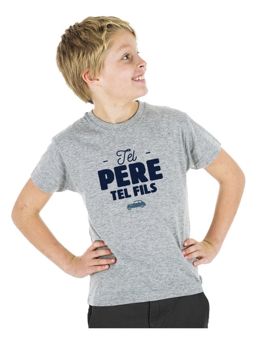 Tshirt Enfant TEL PÈRE TEL FILS - Kiabi