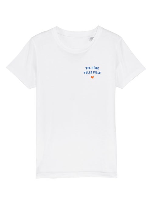 Tshirt Enfant TEL PÈRE TELLE FILLE CŒUR - Kiabi Tshirt Enfant TEL PÈRE TELLE FILLE CŒUR - Kiabi