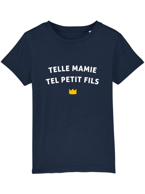 Tshirt Enfant TELLE MAMIE TEL PETIT-FILS WAF - Kiabi