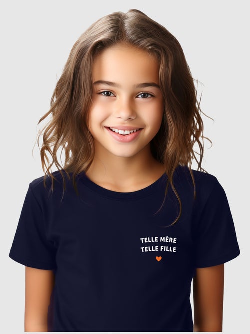 Tshirt Enfant TELLE MÈRE TELLE FILLE CŒUR - Kiabi Tshirt Enfant TELLE MÈRE TELLE FILLE CŒUR - Kiabi