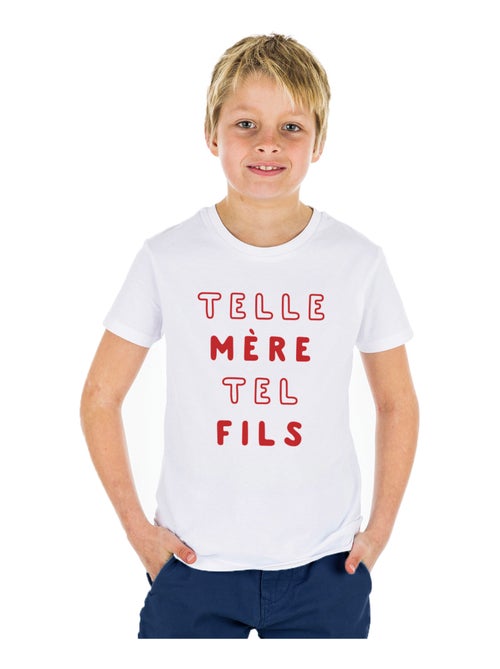 Tshirt Enfant TELLE MÈRE TELLE FILS MPT - Kiabi