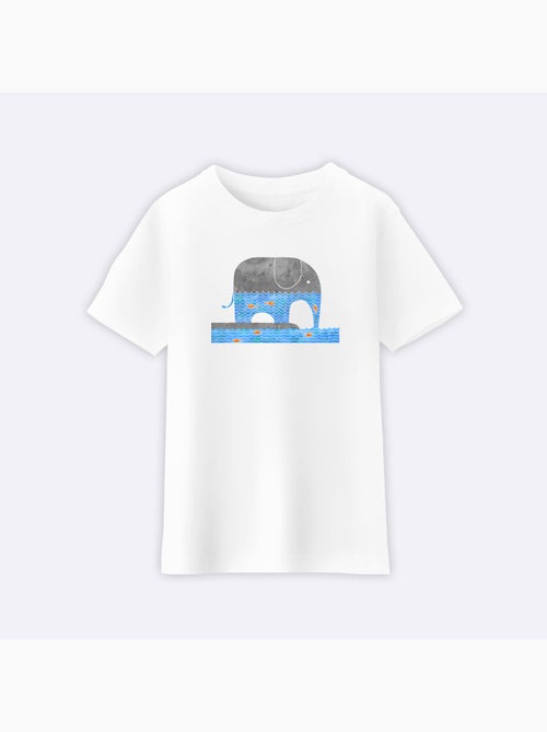 Tshirt Enfant THIRSTY ELEPHANT - Kiabi
