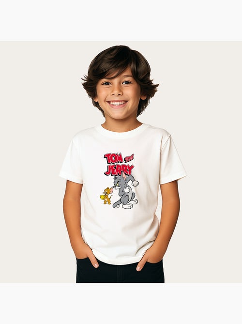Tshirt Enfant TOM AND JERRY CHEESE GRAPHIC - Kiabi
