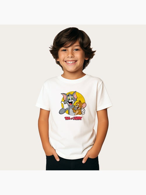 Tshirt Enfant TOM AND JERRY THUMBS UP - Kiabi