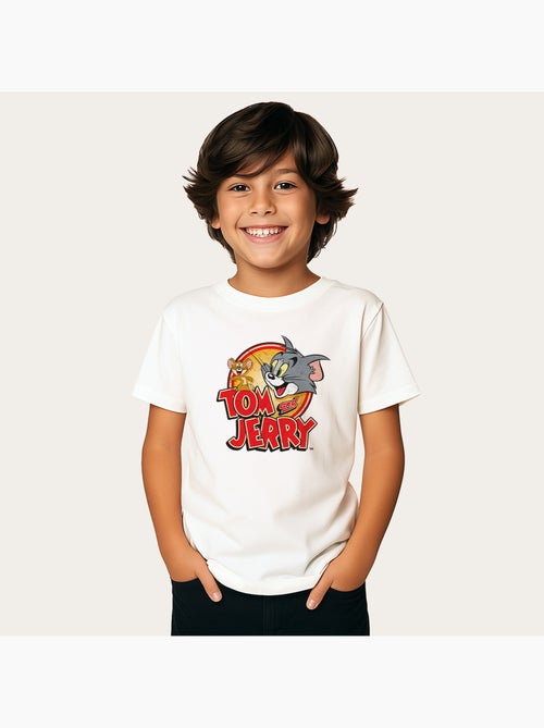Tshirt Enfant TOM AND JERRY VINTAGE GRAPHIC - Kiabi