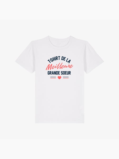 Tshirt Enfant Tshirt Enfant DE LA MEILLEURE GRANDE SŒUR - Kiabi Tshirt Enfant Tshirt Enfant DE LA MEILLEURE GRANDE SŒUR - Kiabi