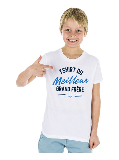Tshirt Enfant Tshirt Enfant DU MEILLEUR GRAND FRÈRE - Kiabi
