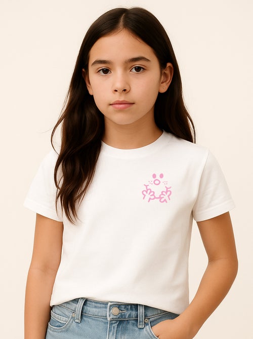 Tshirt Enfant VISAGE MADAME CŒUR - Kiabi Tshirt Enfant VISAGE MADAME CŒUR - Kiabi