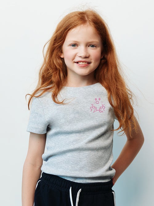Tshirt Enfant VISAGE MADAME CŒUR - Kiabi Tshirt Enfant VISAGE MADAME CŒUR - Kiabi