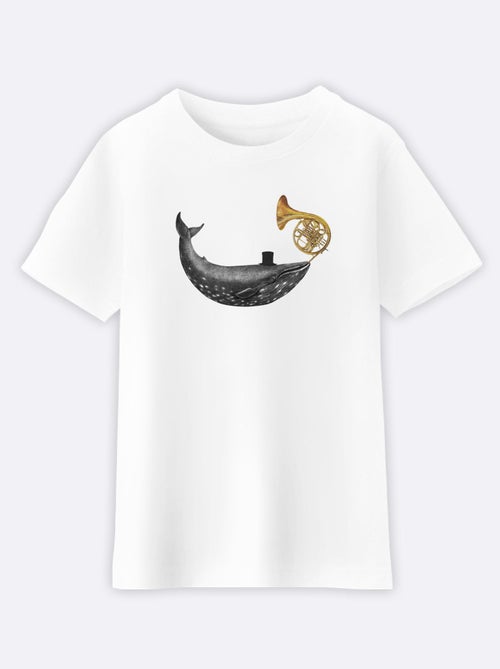 Tshirt Enfant WHALE SONG - Kiabi