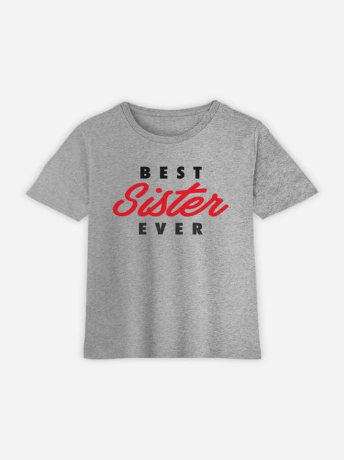 Tshirt Kinder BEST SISTER EVER - Kiabi Tshirt Kinder BEST SISTER EVER - Kiabi