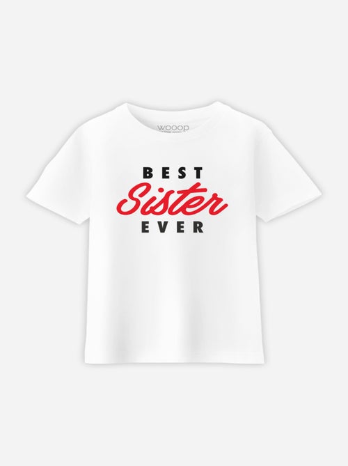Tshirt Kinder BEST SISTER EVER - Kiabi Tshirt Kinder BEST SISTER EVER - Kiabi