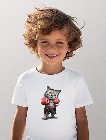 Tshirt Kinder BOXING CAT