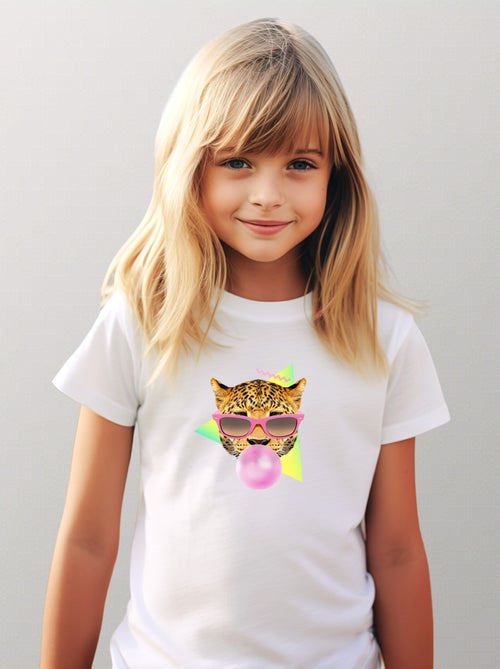 Tshirt Kinder BUBBLE GUM LEO - Kiabi Tshirt Kinder BUBBLE GUM LEO - Kiabi