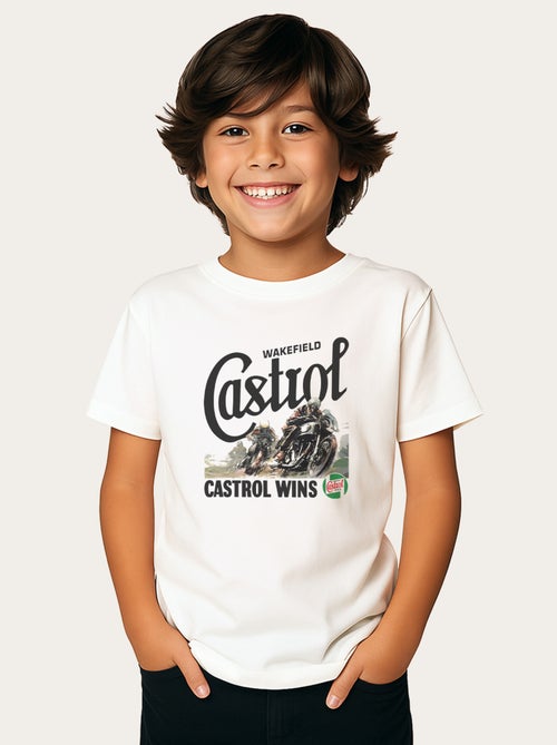 Tshirt Kinder CASTROL WINS - Kiabi