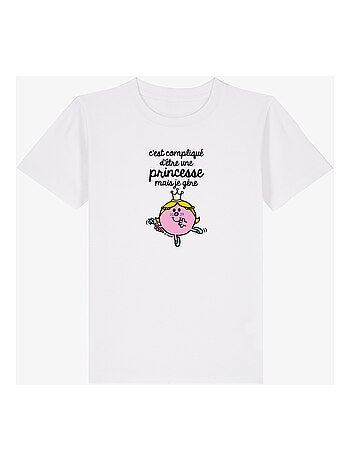 Tshirt Kinder C'EST COMPLIQUÉ D'ÊTRE UNE PRINCESSE
