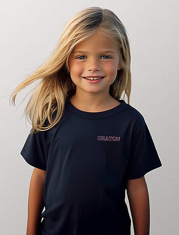 Tshirt Kinder CHATON CŒUR