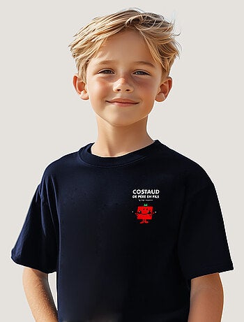 Tshirt Kinder COSTAUD DE PÈRE EN FILS CŒUR