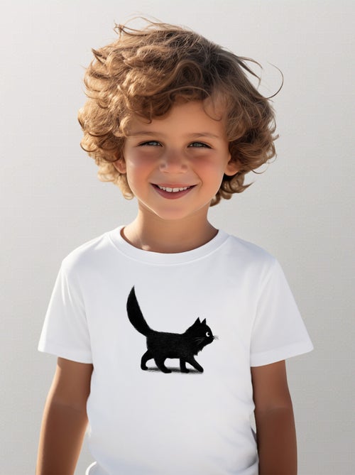 Tshirt Kinder CREEPING CAT - Kiabi Tshirt Kinder CREEPING CAT - Kiabi