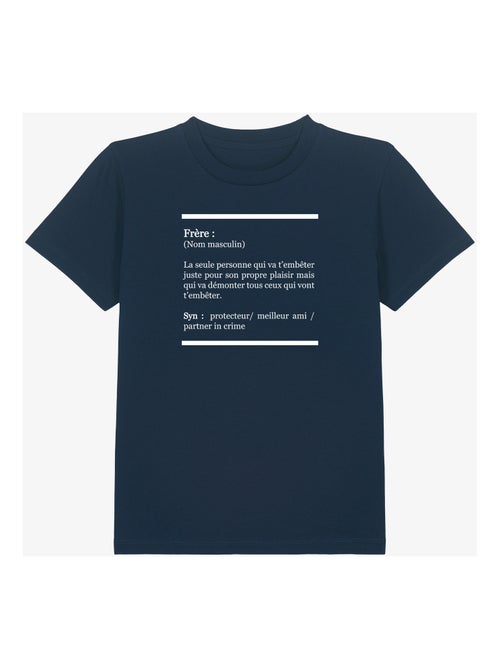 Tshirt Kinder DÉFINITION FRÈRE - Kiabi