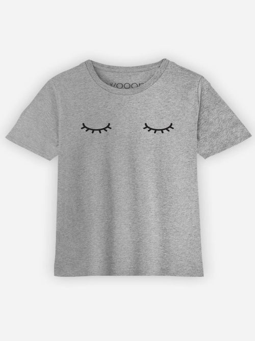Tshirt Kinder EYES CLOSED - Kiabi Tshirt Kinder EYES CLOSED - Kiabi