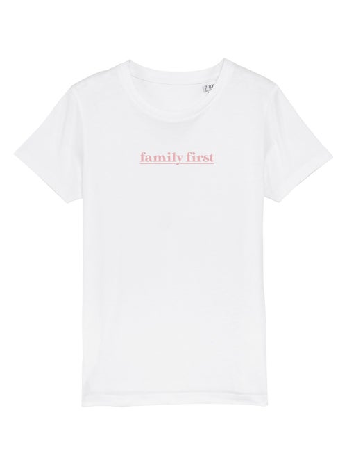 Tshirt Kinder FAMILY FIRST ROSE - Kiabi Tshirt Kinder FAMILY FIRST ROSE - Kiabi