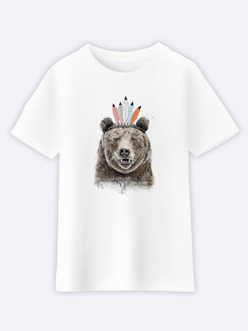 Tshirt Kinder FESTIVAL BEAR - Kiabi Tshirt Kinder FESTIVAL BEAR - Kiabi