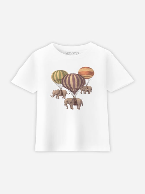 Tshirt Kinder FLIGHT OF ELEPHANTS - Kiabi Tshirt Kinder FLIGHT OF ELEPHANTS - Kiabi