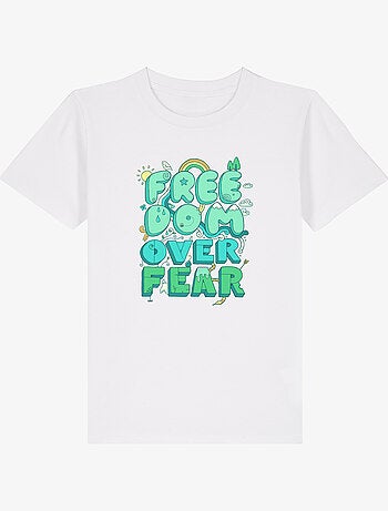 Tshirt Kinder FREEDOM OVER FEAR