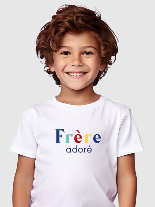 Tshirt Kinder FRÈRE ADORÉ - Kiabi Tshirt Kinder FRÈRE ADORÉ - Kiabi