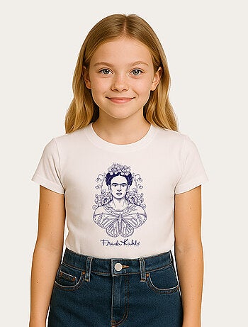 Tshirt Kinder FRIDA KAHLO BUTTERFLY