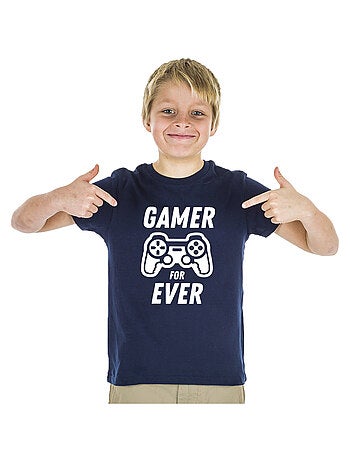 Tshirt Kinder GAMER FOR EVER